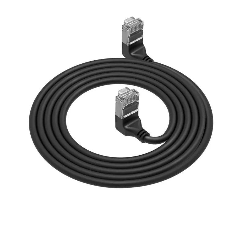 Tinklo kabelis ACT DA6901 Cat6a U/FTP (STP) 1 m RJ-45 į RJ-45 Juodas