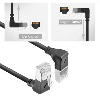 ACT tinklo kabelis Cat6a U/FTP (STP) RJ-45–RJ-45 1,5 m Juodas DA7951