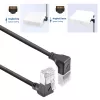 Tinklo kabelis ACT DA7952 Cat6a U/FTP (STP) juodas 0,25 m su RJ-45 jungtimis, paauksuotais kontaktais