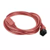 ACT maitinimo laidas C20–C21 IEC60320 raudonas 2,5 m, 16 A 250 V