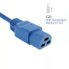 Maitinimo laidas ACT C20–C21 IEC60320 mėlynas 16A 250V 2,5 m