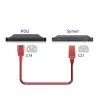 Powercord ACT C14 į C21 IEC60320 raudonas 3 m, 250 V 10 A