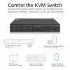 KVM jungiklis ACT 2 prievadų USB-C/HDMI 4K@60Hz AC7922 su USB klaviatūra/pele, HDMI vaizdu, 100 W PD