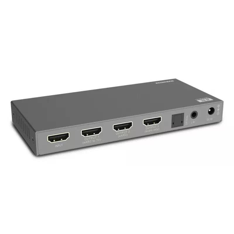 Vaizdo signalo keitiklis Marmitek 25008496 — HDMI įvestis į HDMI/TOSLINK/3,5 mm išvestį, iki 7680×4320, 7.1 garsas