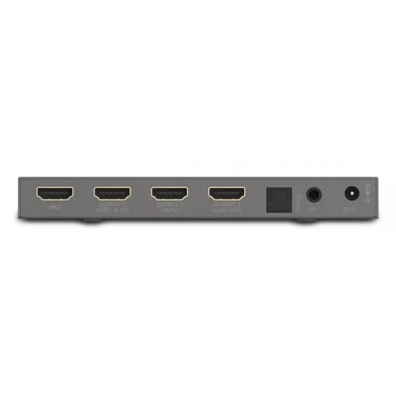 Vaizdo signalo keitiklis Marmitek 25008496 — HDMI įvestis į HDMI/TOSLINK/3,5 mm išvestį, iki 7680×4320, 7.1 garsas