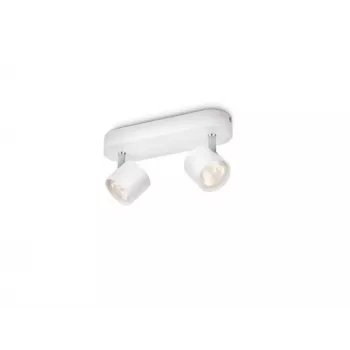 Lubinis / sieninis prožektorius Philips Dimmable LED Star 2x 11,5 W, šilta balta, 2700 K, 10000 lm, IP20