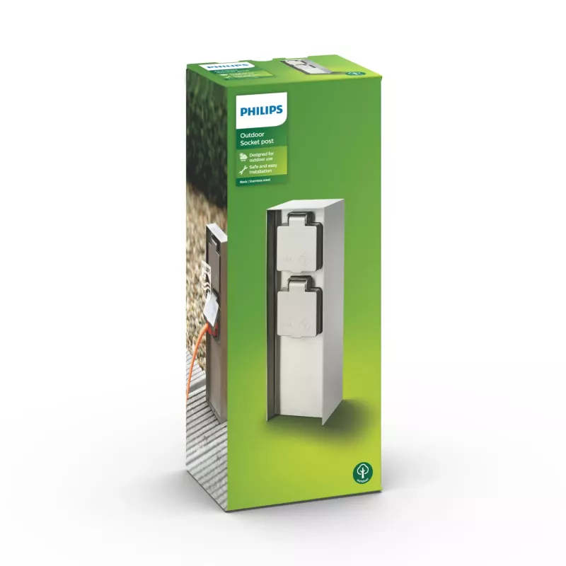 Lauko rozetė Philips myGarden 171084716 nerūdijančio plieno IP44 50–60 Hz