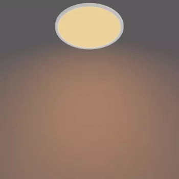 Lubinis šviestuvas Philips Functional Super plonas 18 W LED, apvalus, baltas, nekeičiama lemputė, 220–240 V