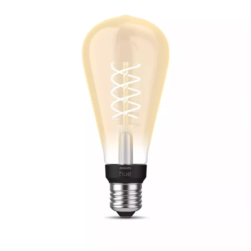 Išmanioji lemputė Philips 1 vnt. ST72 E27 Filament Edison Bluetooth Zigbee