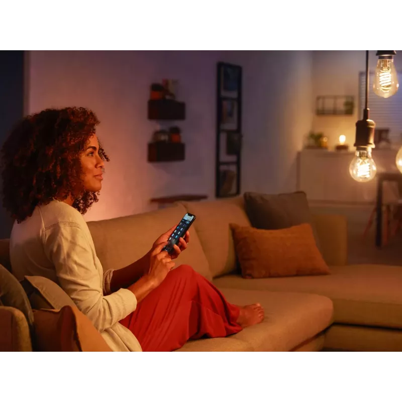 Išmanioji lemputė Philips 1 vnt. ST72 E27 Filament Edison Bluetooth Zigbee