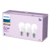 Philips kaitinamoji lemputė matinė 60W A60 E27 x3, 7 W, 60 W, E27, 806 lm, 15000 h, šilta balta