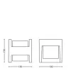 Lauko sieninis šviestuvas Signify Philips Arbour Wall Light 3,8 W LED antracitinis