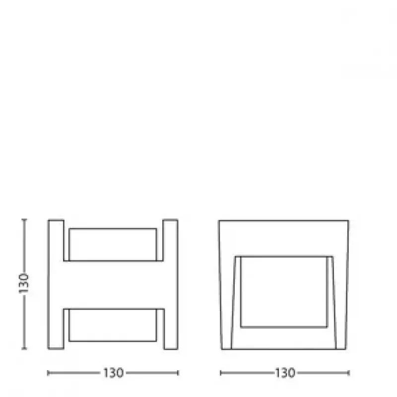 Lauko sieninis šviestuvas Signify Philips Arbour Wall Light 3,8 W LED antracitinis