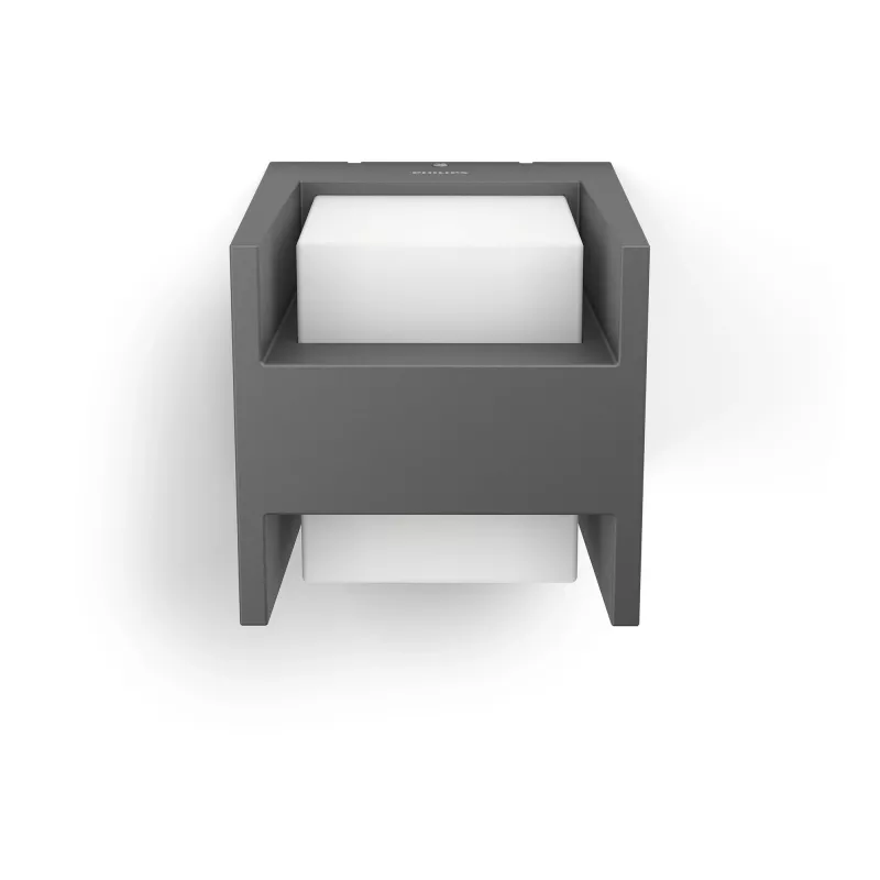 Lauko sieninis šviestuvas Signify Philips Arbour Wall Light 3,8 W LED antracitinis