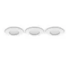 Įleidžiamas apšvietimo taškas Philips 929003712102, apvalus LED, 1× LED 1000 lm, IP44, pritemdomas, baltas