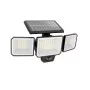 Apsauginis apšvietimas Philips Securit 8.7W LED saulės energija 5000K, 4V baterija, juodas plastikinis korpusas