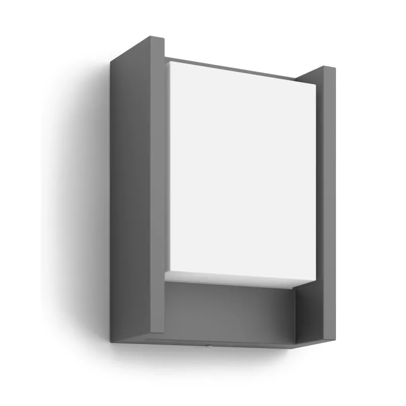 Lauko sieninis šviestuvas Signify Philips Arbour 3,8 W LED antracito, 220–240 V, 1 lemputė