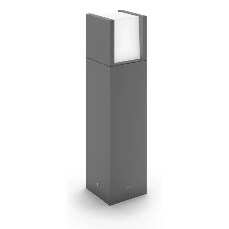 Lauko stulpinis / tako šviestuvas „Philips Arbour“ 3,8 W LED antracitinis, 220–240 V, metalinis korpusas
