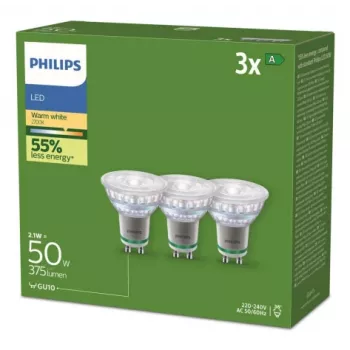 Philips 929003634693 LED lemputė Šilta balta 2700 K 2,1 W GU10 A