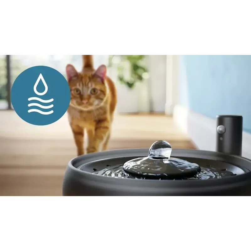 Automatinė gyvūnų vandens fontanėlė Philips 3000 Series PAW3210/02, 2,2 l, USB/AC, juoda, plastikas