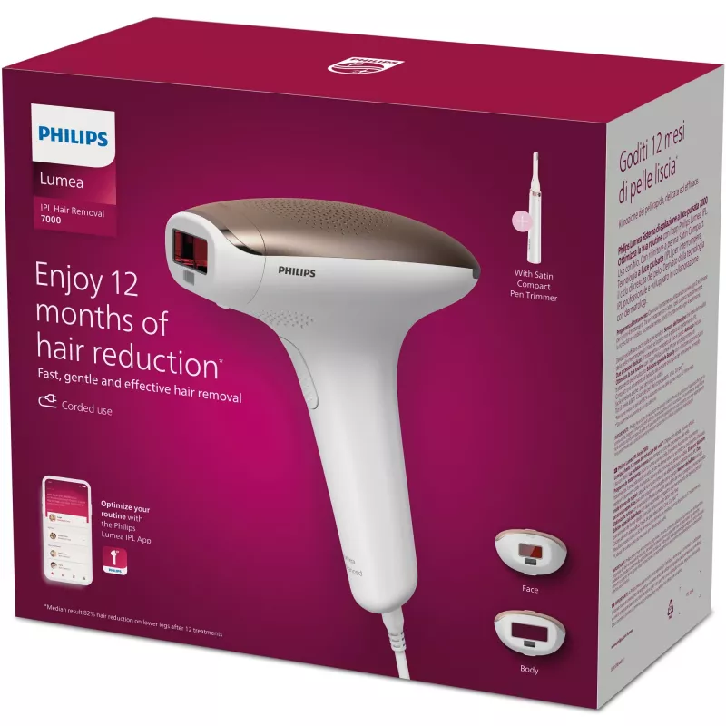 Philips Lumea Advanced Lumea IPL 7000 Series BRI921/00 IPL plaukų šalinimo prietaisas ilgalaikiams rezultatams