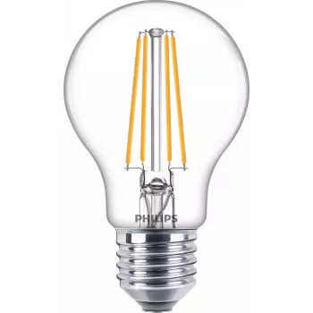 Philips kaitrinė lemputė skaidri 60 W A60 E27 x3, 7 W, 60 W, E27, 806 lm, 15000 h, šilta balta
