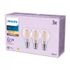 Philips kaitrinė lemputė skaidri 60 W A60 E27 x3, 7 W, 60 W, E27, 806 lm, 15000 h, šilta balta