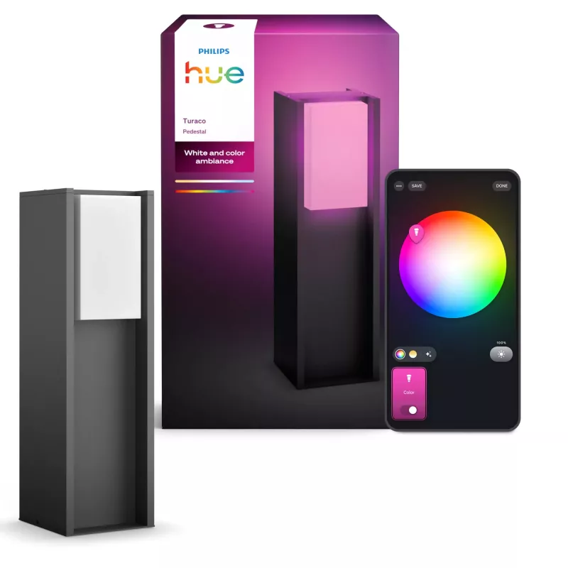 Philips Hue White and colour ambience Turaco lauko šviestuvas su stovu