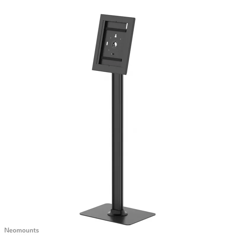 Planšetės grindų stovas Neomounts FL15-627BL1 — universalus, užrakinamas, maks. apkrova 3 kg, juodas