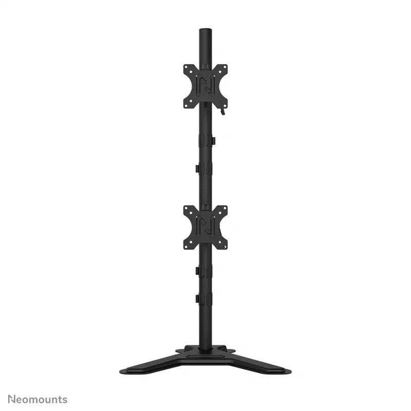 Neomounts dviejų monitorių stovas DS45-600BL2V 2 ekranams 10–32 col., VESA 75x75–100x100, maks. apkrova 9 kg, laisvai stovintis, juodas
