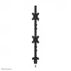 Neomounts DS60-600BL2V dvigubas monitoriaus laikiklis 10-32 col., spaustuvas / kiauryminis, 9 kg, 25,4 cm (10 col.), 81,3 cm (32 col.), 100 x 100 mm, juodas
