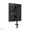 Neomounts DS60-600BL2V dvigubas monitoriaus laikiklis 10-32 col., spaustuvas / kiauryminis, 9 kg, 25,4 cm (10 col.), 81,3 cm (32 col.), 100 x 100 mm, juodas