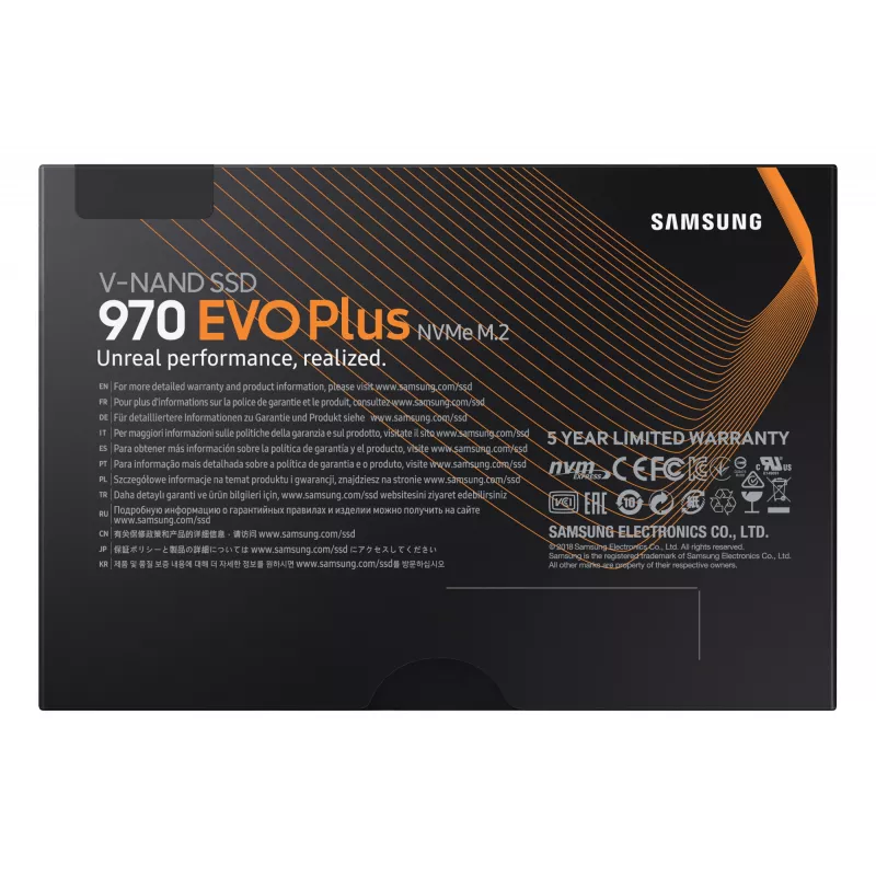 Samsung 970 EVO Plus 500 GB M.2 PCI Express 3.0 NVMe V-NAND MLC