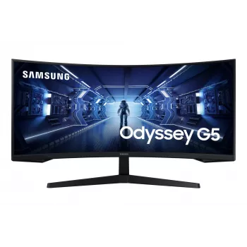 Samsung G55T kompiuterio monitorius 86,4 cm (34 coliai) 3440 x 1440 pikseliai UltraWide Quad HD LED juodas