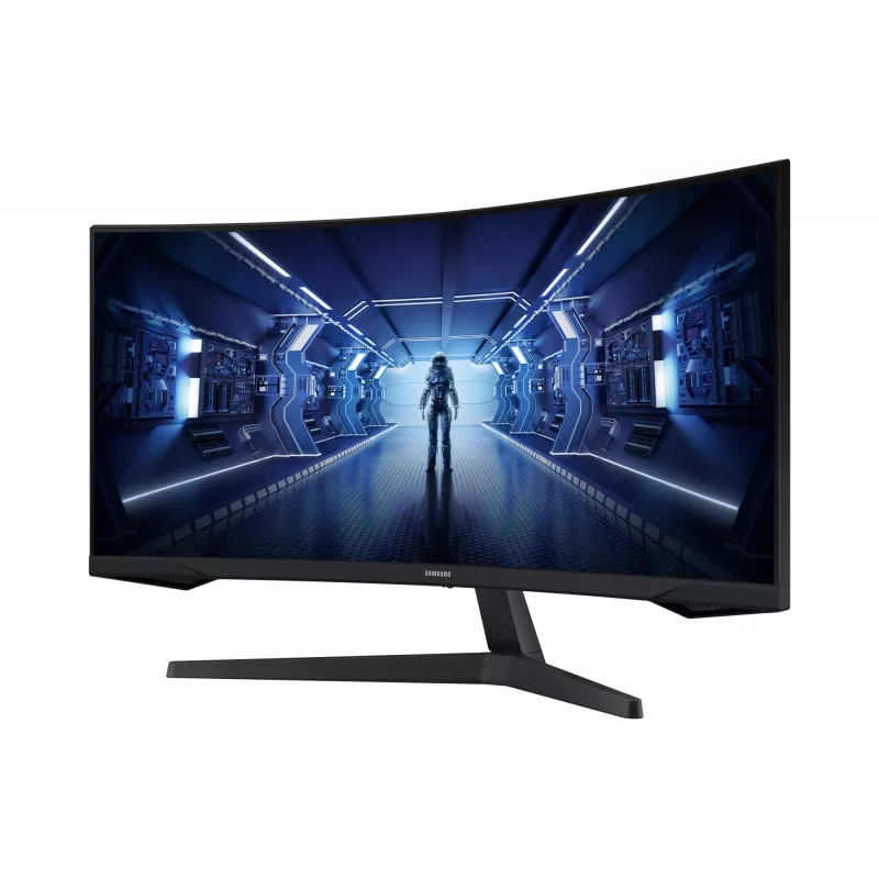 Samsung G55T kompiuterio monitorius 86,4 cm (34 coliai) 3440 x 1440 pikseliai UltraWide Quad HD LED juodas