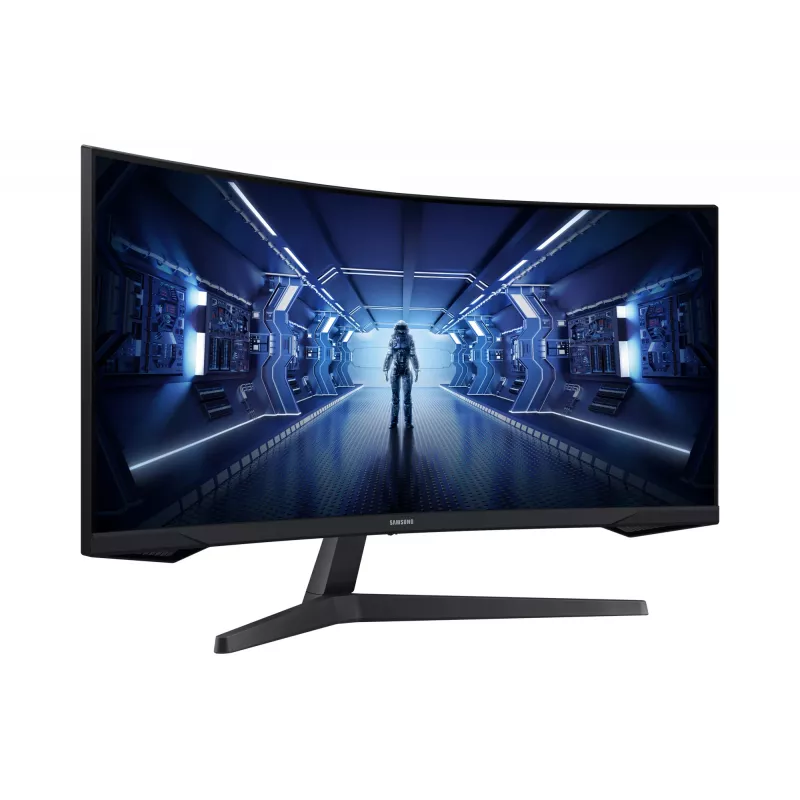 Samsung G55T kompiuterio monitorius 86,4 cm (34 coliai) 3440 x 1440 pikseliai UltraWide Quad HD LED juodas