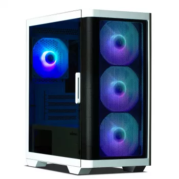 Zalman M4 WHITE kompiuterio korpusas Mini Tower juoda, balta