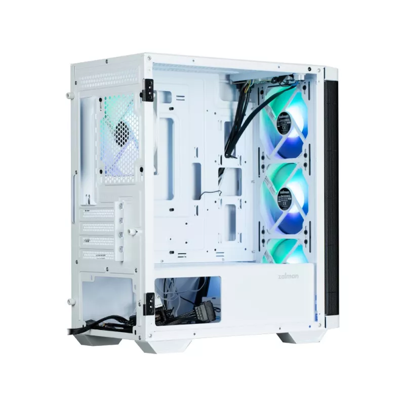 Zalman M4 WHITE kompiuterio korpusas Mini Tower juoda, balta