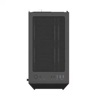 Zalman I3 Neo ATX vidutinio dydžio bokšto PC korpusas su tinkliniu priekiu efektyviam aušinimui, iš anksto sumontuoti 3 ventiliatoriai, Midi bokštas, juodas