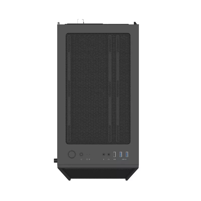 Zalman I3 Neo ATX vidutinio dydžio bokšto PC korpusas su tinkliniu priekiu efektyviam aušinimui, iš anksto sumontuoti 3 ventiliatoriai, Midi bokštas, juodas