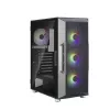 Zalman I3 Neo ATX vidutinio dydžio bokšto PC korpusas su tinkliniu priekiu efektyviam aušinimui, iš anksto sumontuoti 3 ventiliatoriai, Midi bokštas, juodas
