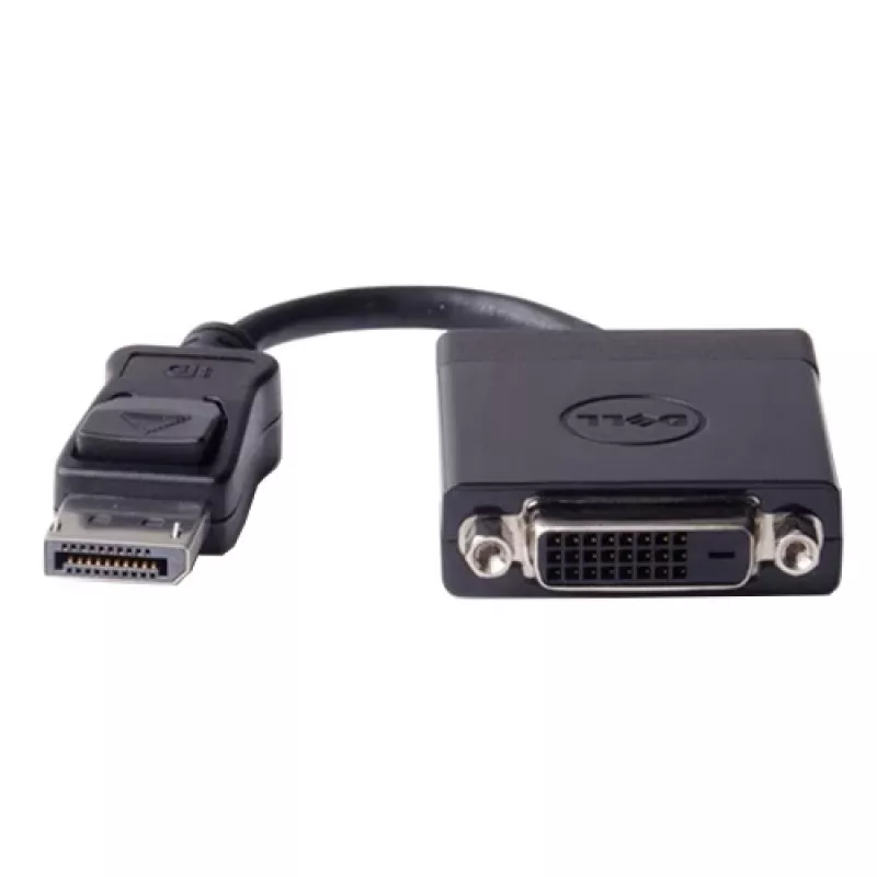DELL 470-AANH vaizdo kabelio adapteris Displayport M DVI-D FM Juoda
