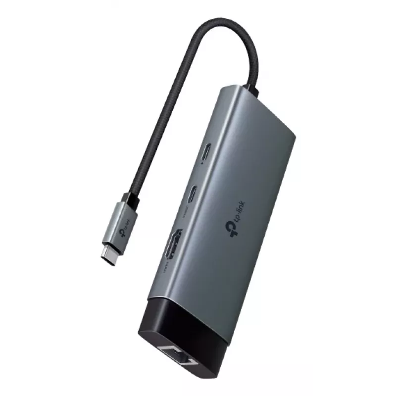 TP-Link UH6120C sąsajos stotelė USB Type-C Pilka