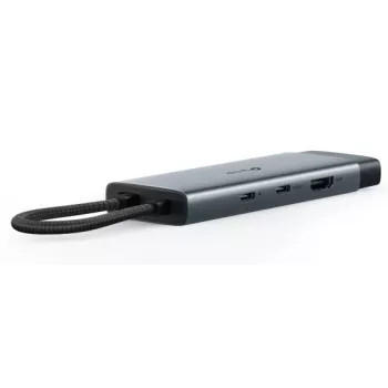 TP-Link UH6120C sąsajos stotelė USB Type-C Pilka