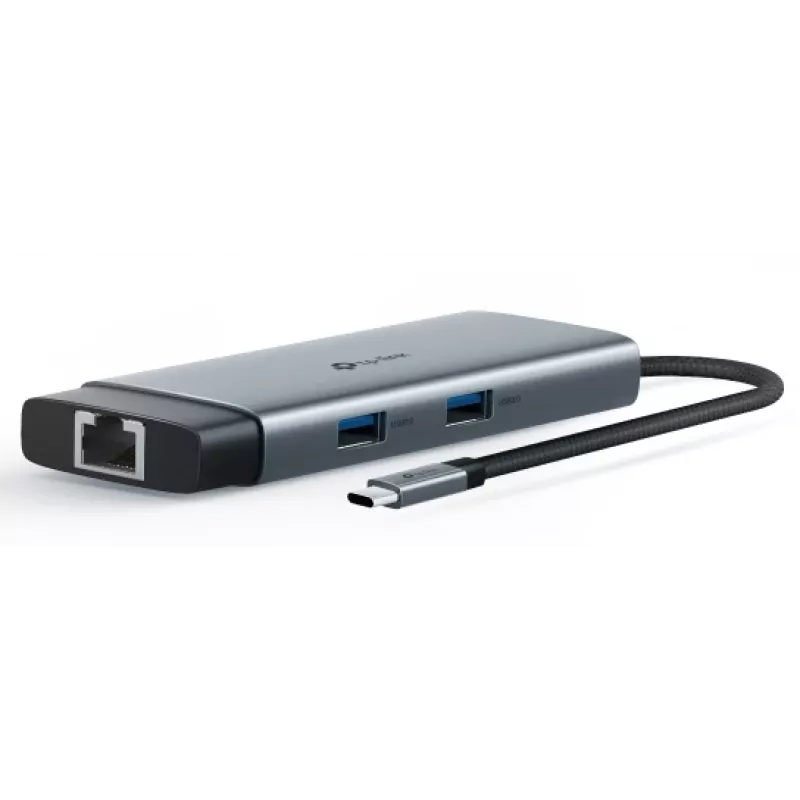 TP-Link UH6120C sąsajos stotelė USB Type-C Pilka