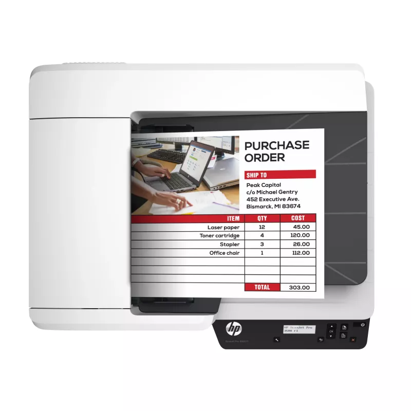 HP Scanjet Pro 3500 f1 plokščias ir ADF skaitytuvas 1200 x 1200 DPI A4 pilkas