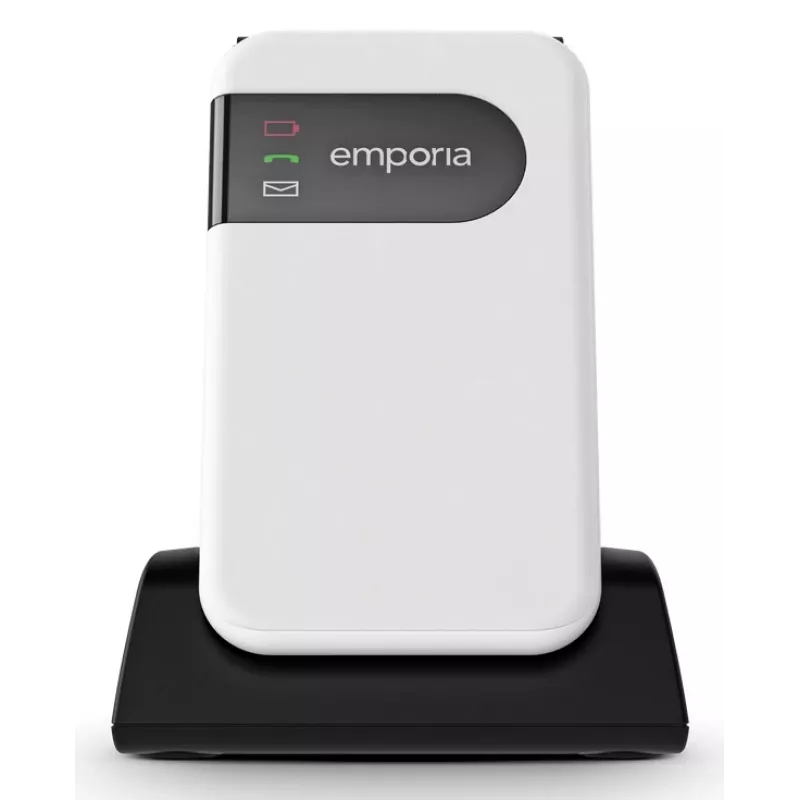 Emporia SIMPLICITYglam.4G 7.11 cm (2.8 colio) 106 g baltas telefonas senjorams