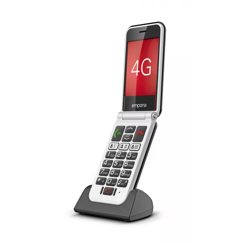 Emporia SIMPLICITYglam.4G 7.11 cm (2.8 colio) 106 g juodas Senjorų telefonas