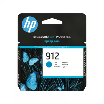 HP 912 žydra Originali rašalo kasetė, žydra, 1 vnt., 315 puslapių