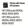 HP 912 juodas Originalius rašalo kasetė, juoda, 1 vnt., 250 puslapių